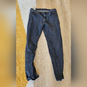 Gap denim black jeans 38 36 mens tall jeans straight fit